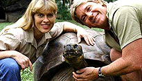 Steve Irwin and Terri Irwin (REUTERS)