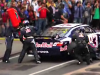 NASCAR stunt catches New Yorkers off-guard