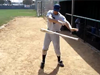 See minor leaguer's crazy swing of the bat