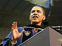 Obama takes on divisive topic in graduation speech