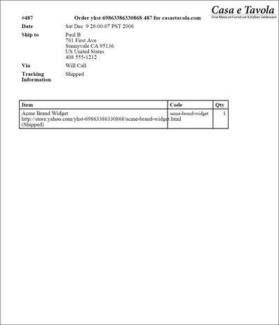 Invoice Letterhead