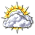 sky: mostly cloudy (day)