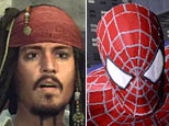 Screenshots from the games Pirates of the Caribbean: At World's End (Disney Interactive) and Spider-Man 3 (Activision)